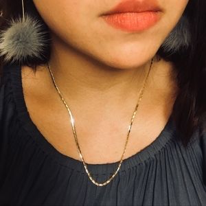 14k shiny Gold 21" Chain, 8g